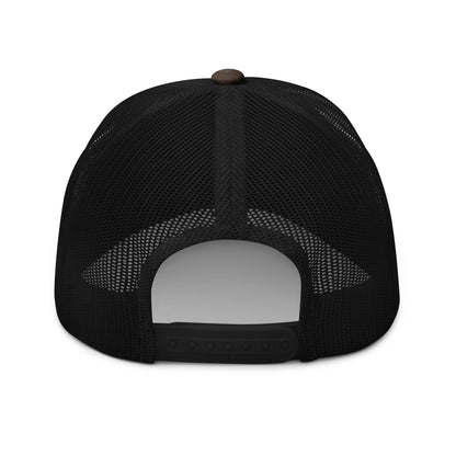 Camo Trucker Hat Black Logo